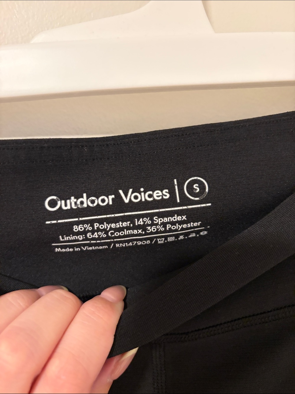 Outdoor Voices Black Biker Shorts Size Small - Picture 4 of 4